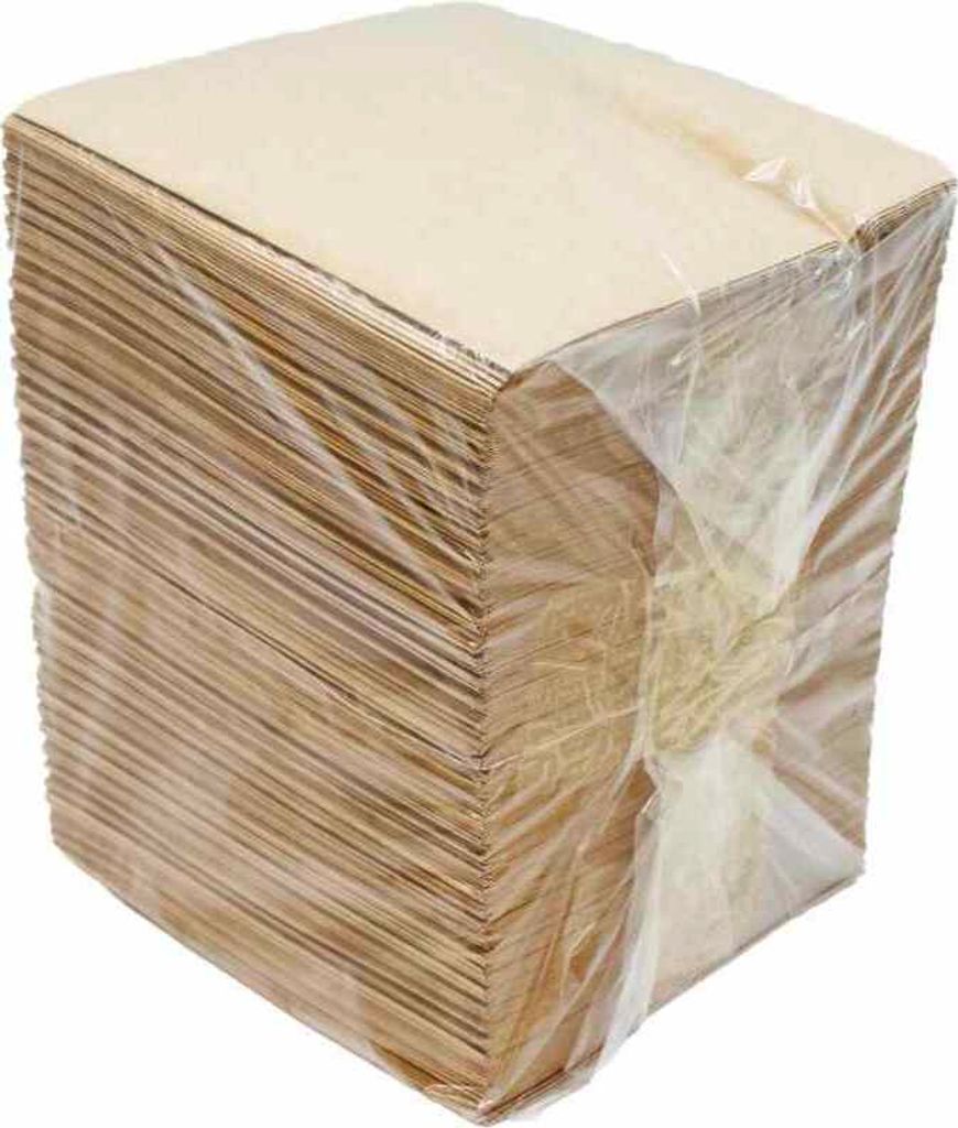 Servietten 33x33cm 2-lagig 1/4-Falz natur RC VE=250 Stück
