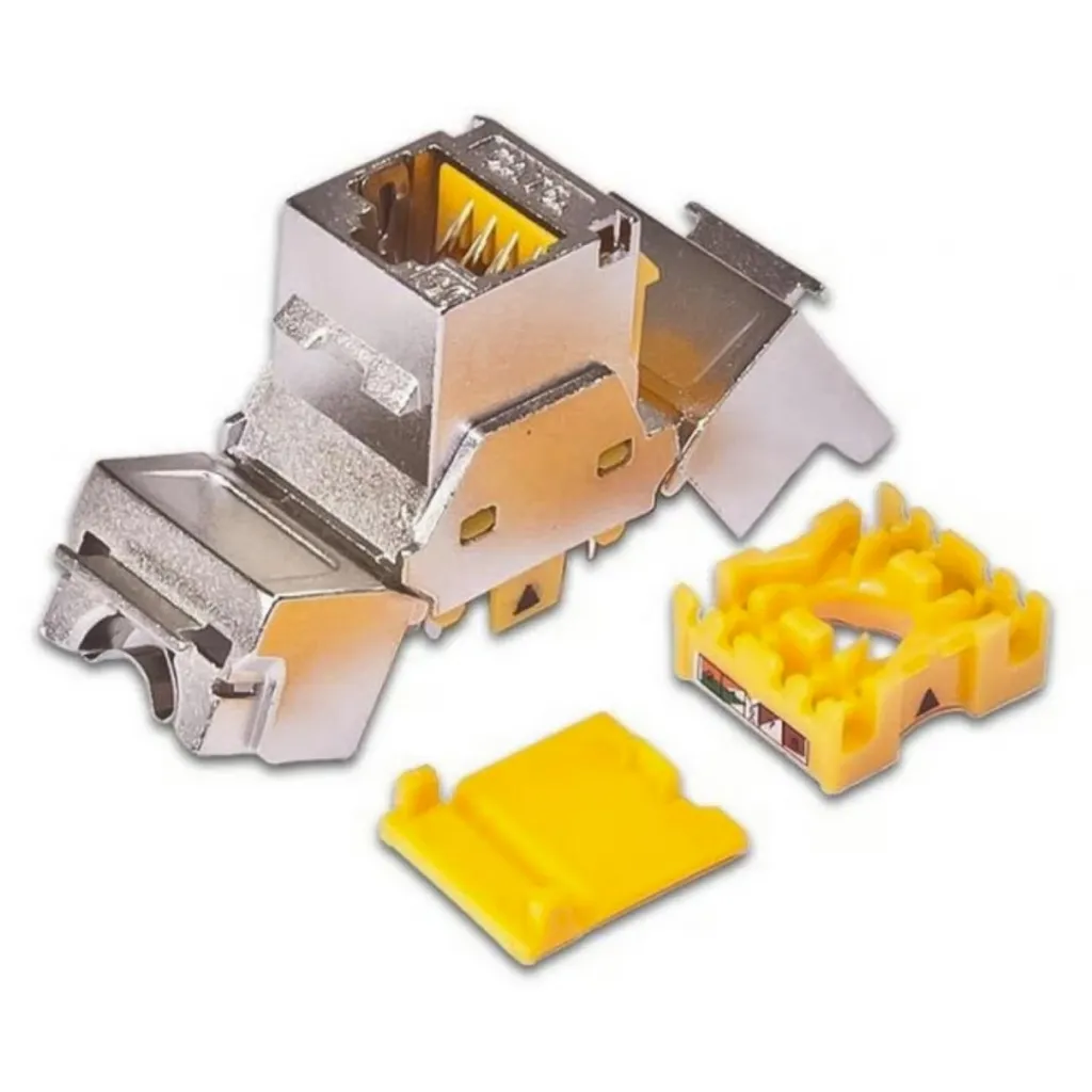 Wirewin KAT6A 10 Gigabit - Modulo Ethernet Keystone - argento - 2