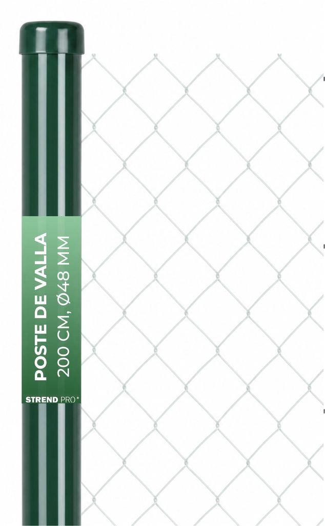 Poste redondo Strend Pro METALTEC, 48/2000/1,50 mm, Imagen del producto 