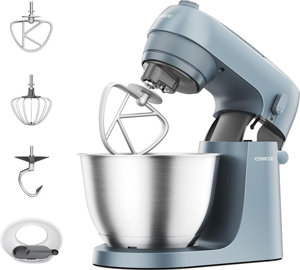 Kenwood Go Küchenmaschine blau kompakt einfache Handhabung mit Zubehör