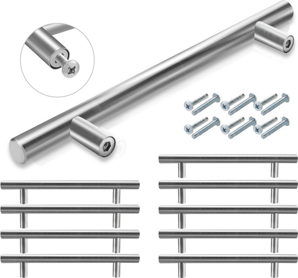 Hengda Schrankgriff Möbelgriffe Küchengriffe Türgriff Küchengriff 220x160x10MM 50 Stück