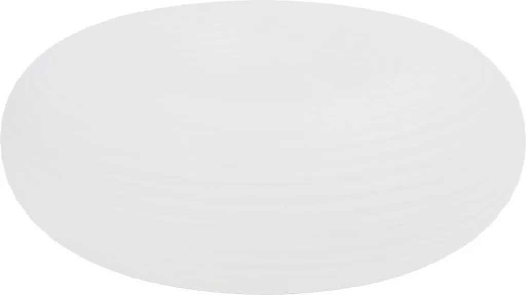 Luminaire de plafond LED blanc crème au design moderne et épuré 35 cm