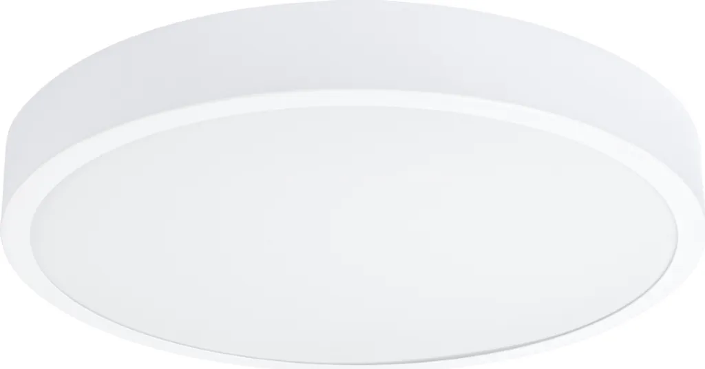 Plafonnier LED rond OBSYDI blanc 32W 2539lm en aluminium par Pure Lume
