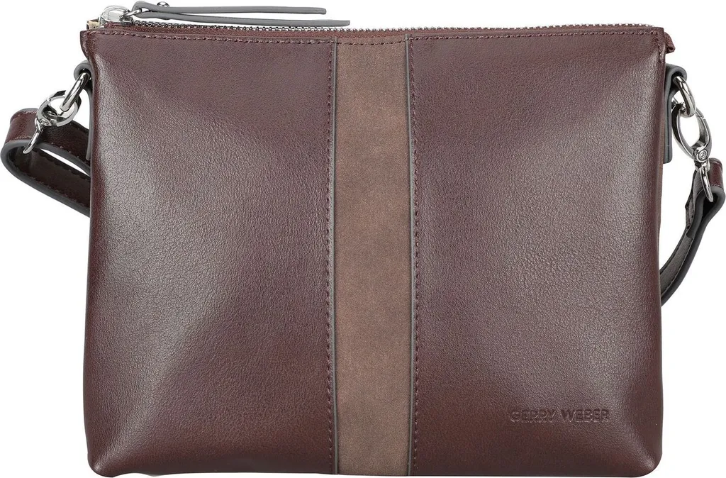 Sac à bandoulière GERRY WEBER Soft Mix marron foncé en synthétique grainé