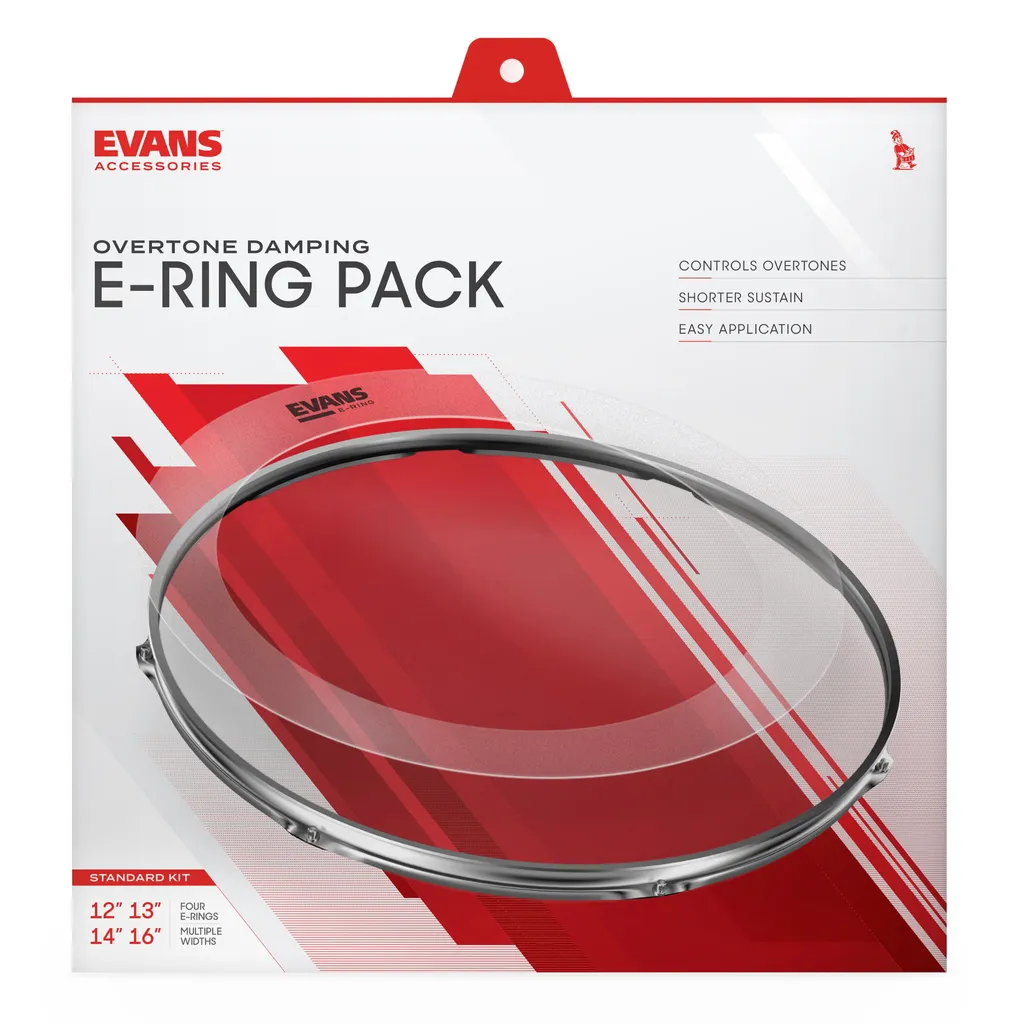 Anneaux Atténuateurs Evans E-Ring Set Standard pour Toms et Caisse Claire