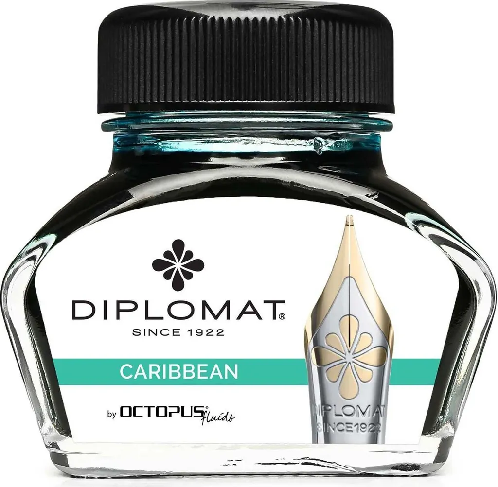 Inchiostro Turchese Caraibico 30ml | Scrivi i Tuoi Sogni in Colore