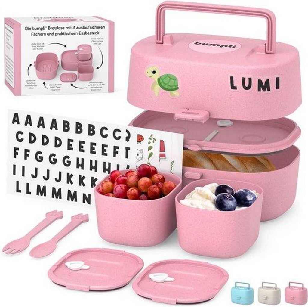 bumpli Contenitore per il pranzo per bambini con scomparti Immagine del prodotto 