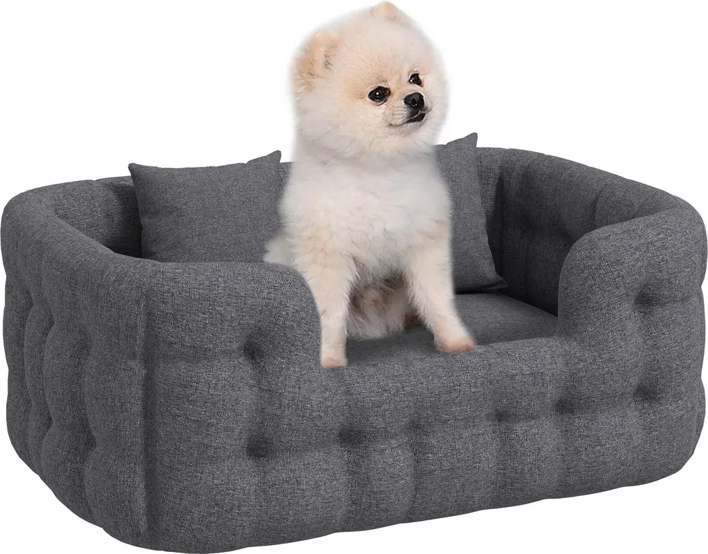 Panier pour chien stable en nylon Taille S : fini le lit qui glisse au sol