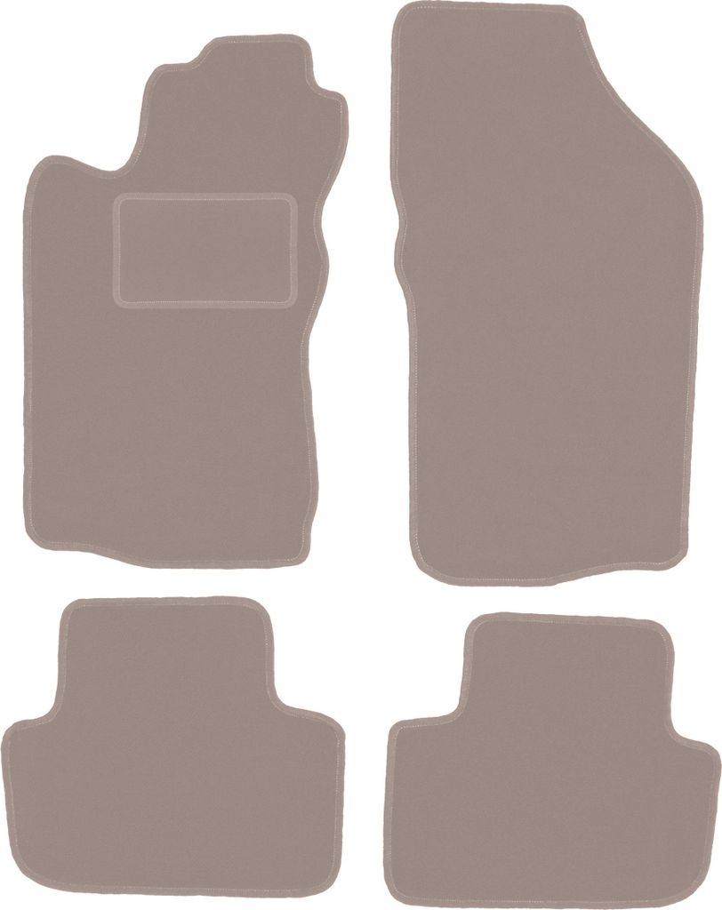 Velours-Autoteppiche für: Alfa Romeo Gt Coupé (2003-2010) Beige