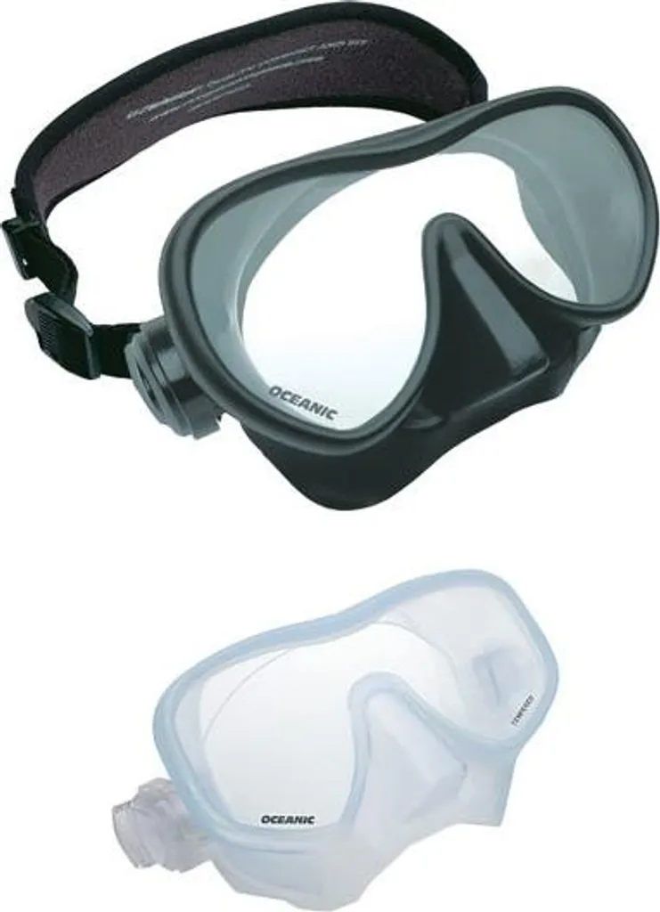 Masque de plongée Oceanic Shadow - Masque mono-verre sans monture clair
