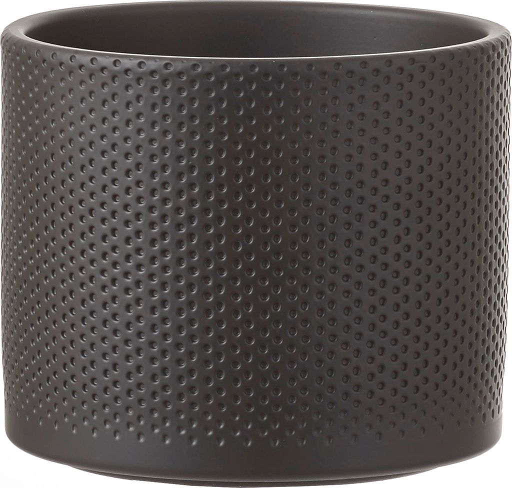 Era topf Rund d.grau relief - h13xd15cm