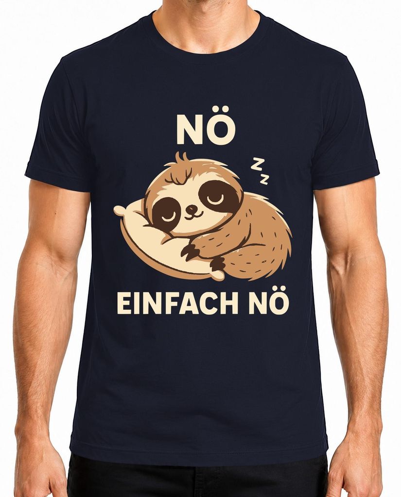 Camiseta para hombre o niño con diseño de perezoso Imagen del producto 