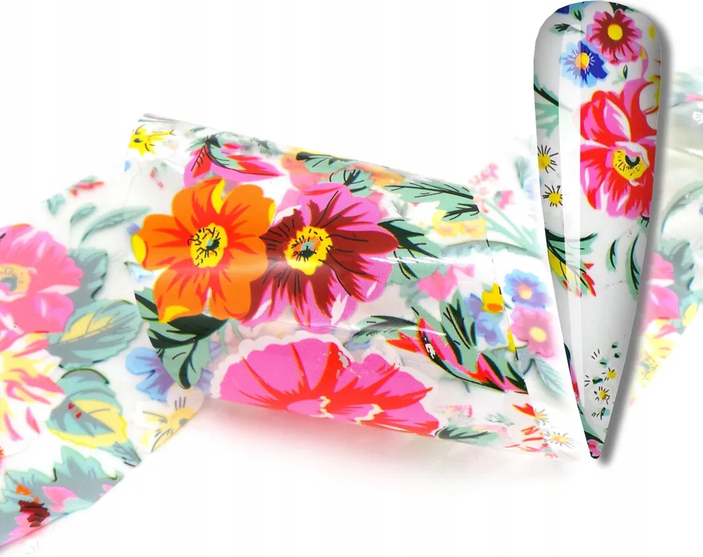 Pellicola Trasferibile 10Cmx4Cm Fiori Wiese Folk