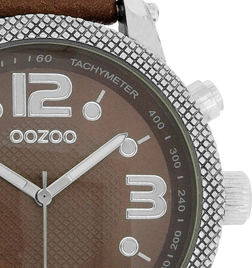 Orologio Oozoo Vintage UOC3132A: Cinturino in Pelle Marrone Top Class - 2