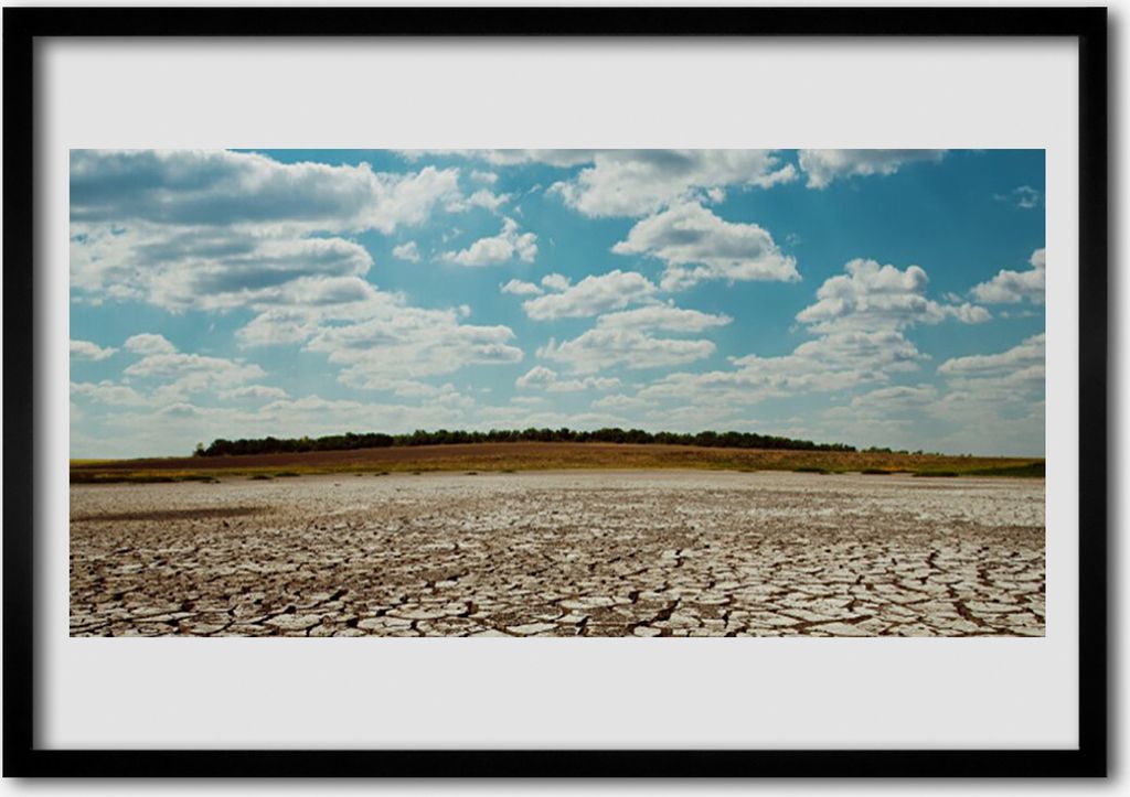 Bild 100x70 MDF-Rahmen Wandkunst Landschaft, Wüste, Sand