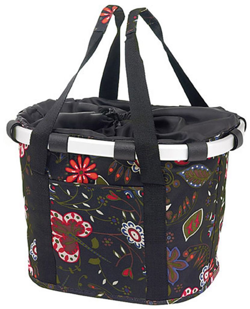 Klickfix Vorderradkorb "Bike Basket" folklore-schwarz