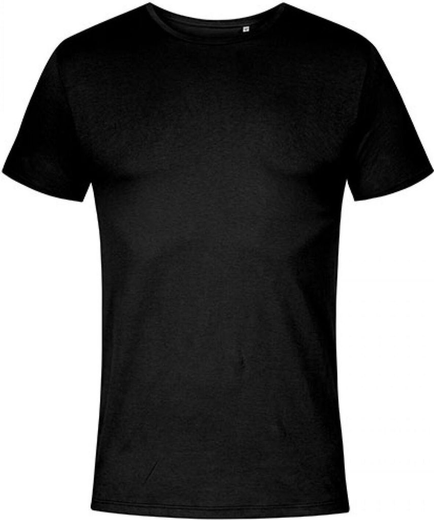 X.O Rundhals T-Shirt Herren, Schwarz, XS