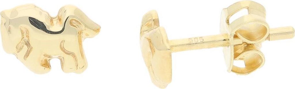 JuwelmaLux Kinder Ohrstecker Pferd 585 Gold JL30-06-1216