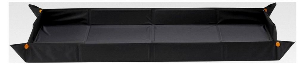 Faltbare Pflanzmatte mit hohem Rand, geeignet zum Umtopfen, 82,5 x 44,5 cm, Schwarz