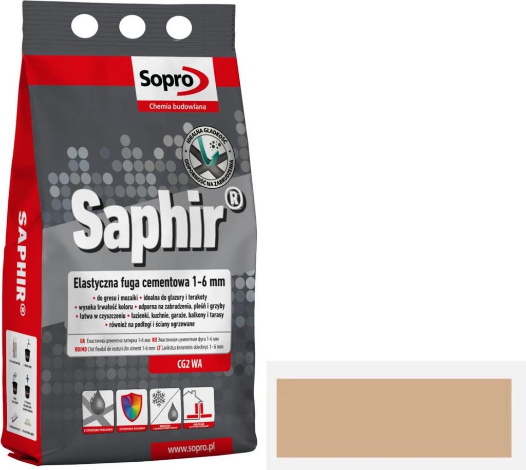 SOPRO SAPHIR FUGENMÖRTEL 38 Karamell 2kg