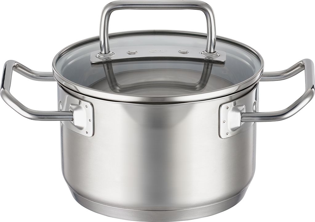 Kochtopf-Set - Edelstahl 18/10 - mit Deckel