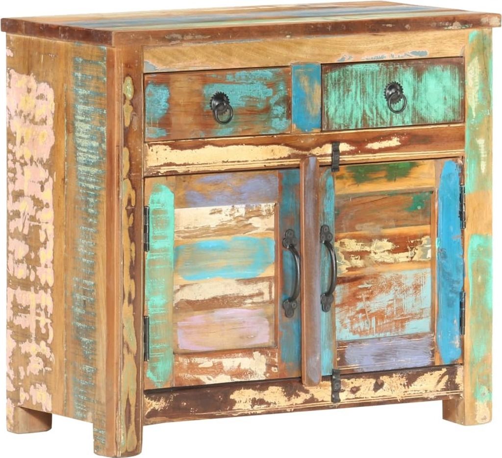 "2024"cloris Sideboard 70x35x65 cm Altholz Massiv - Kommoden CHY48393572