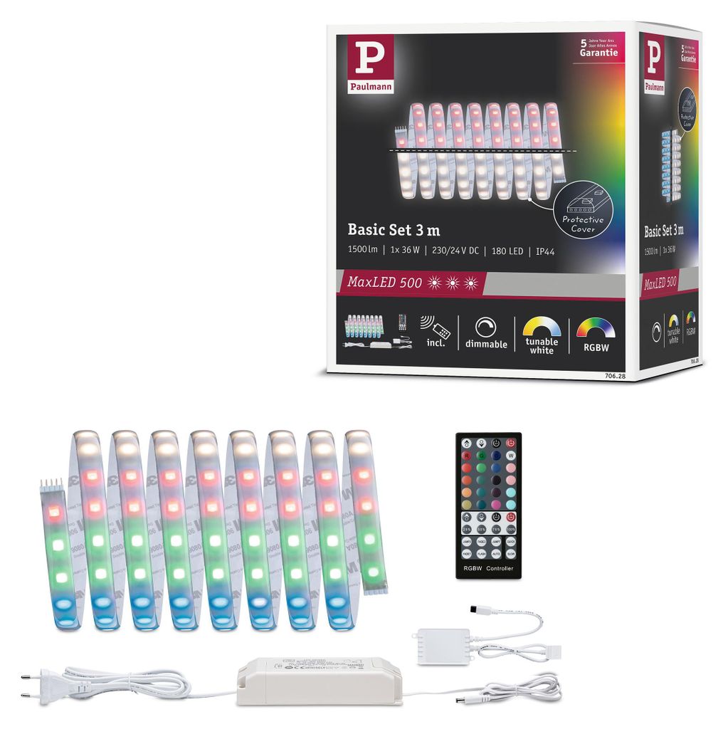 Paulmann MaxLED 500 LED Strip RGBW Basisset Image du produit 