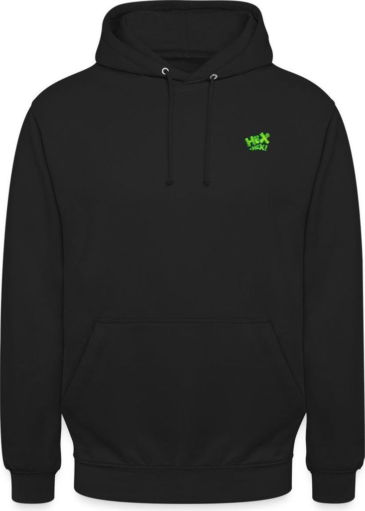 Spreadshirt Bibi Blocksberg Hex Hex Grün Stick Uni Hoodie, M, Schwarz