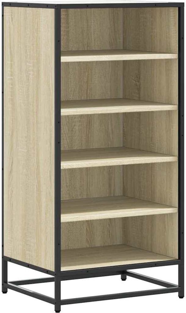 Schuhregal Sonoma-Eiche 48x38x97,5 cm Holzwerkstoff