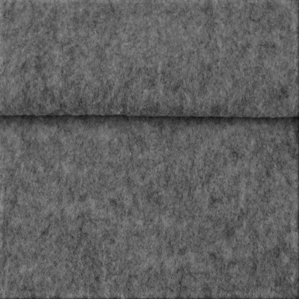 Filz Carsten 5mm Hellgrau Meliert 670 g/m², 0,25m, Stoffe Produktbild 