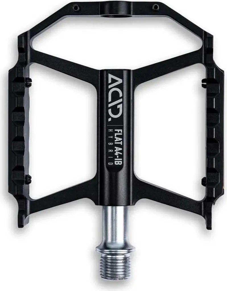 Pédales ACID Flat A4-IB Hybrid Alu Légères avec Grip Haute Adhérence