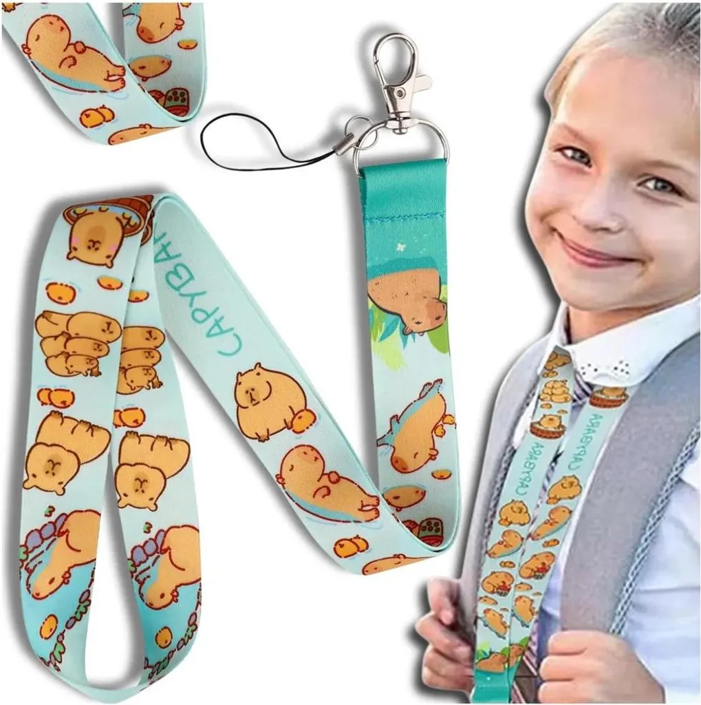EDIBAZZAR Portachiavi Capybara per Cellulare | Accessorio Kawaii 2026