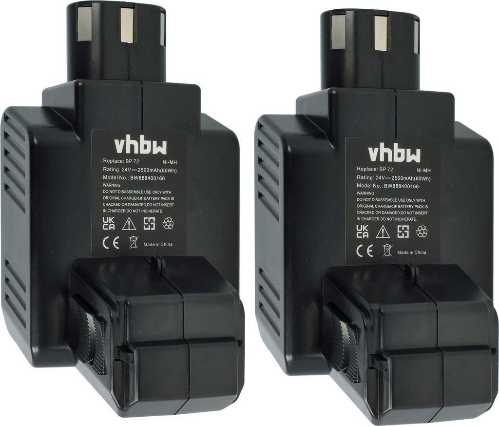vhbw 2x Akku Ersatz für Hilti BP72, BP60, 331530, BP40 für Produktbild 