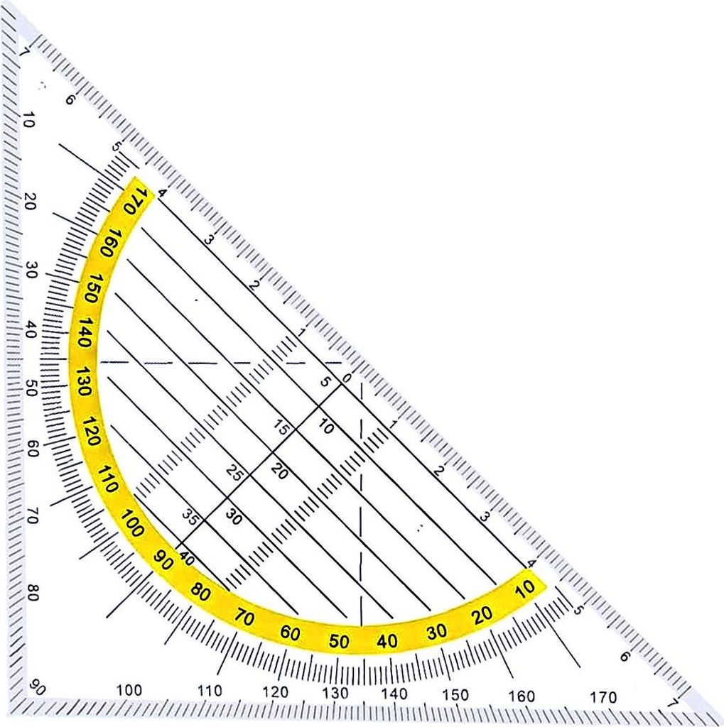 Topwrite - Geometrisches Dreieck 3in1 14 cm