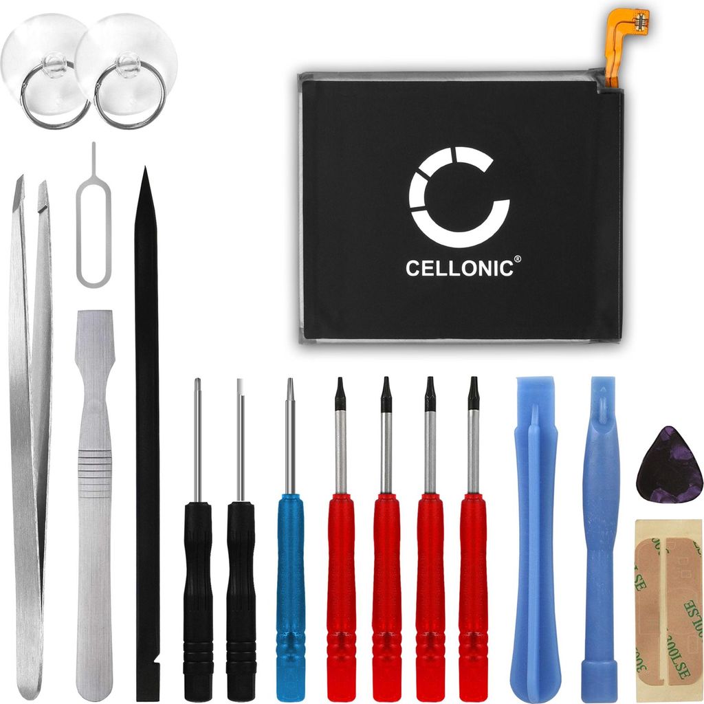 CELLONIC 1x Akku für Mobilfunk Kompatibel mit Samsung Galaxy S20 Ultra (SM-G988), EB-BG988ABY - (4900mAh, 3.85V) + Werkzeug-Set