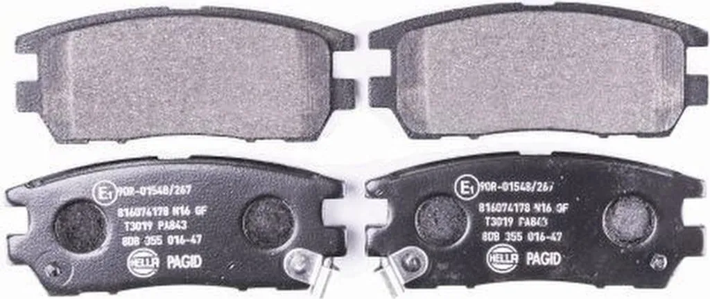 Plaquettes de frein arrière HELLA à haute friction pour Delica 4x4