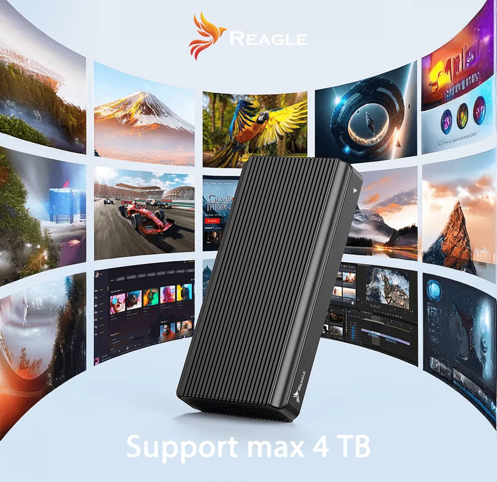 Boîtier SSD M.2 NVME 40Gbps : Solution Thunderbolt 4 pour Stockage Lent - 4