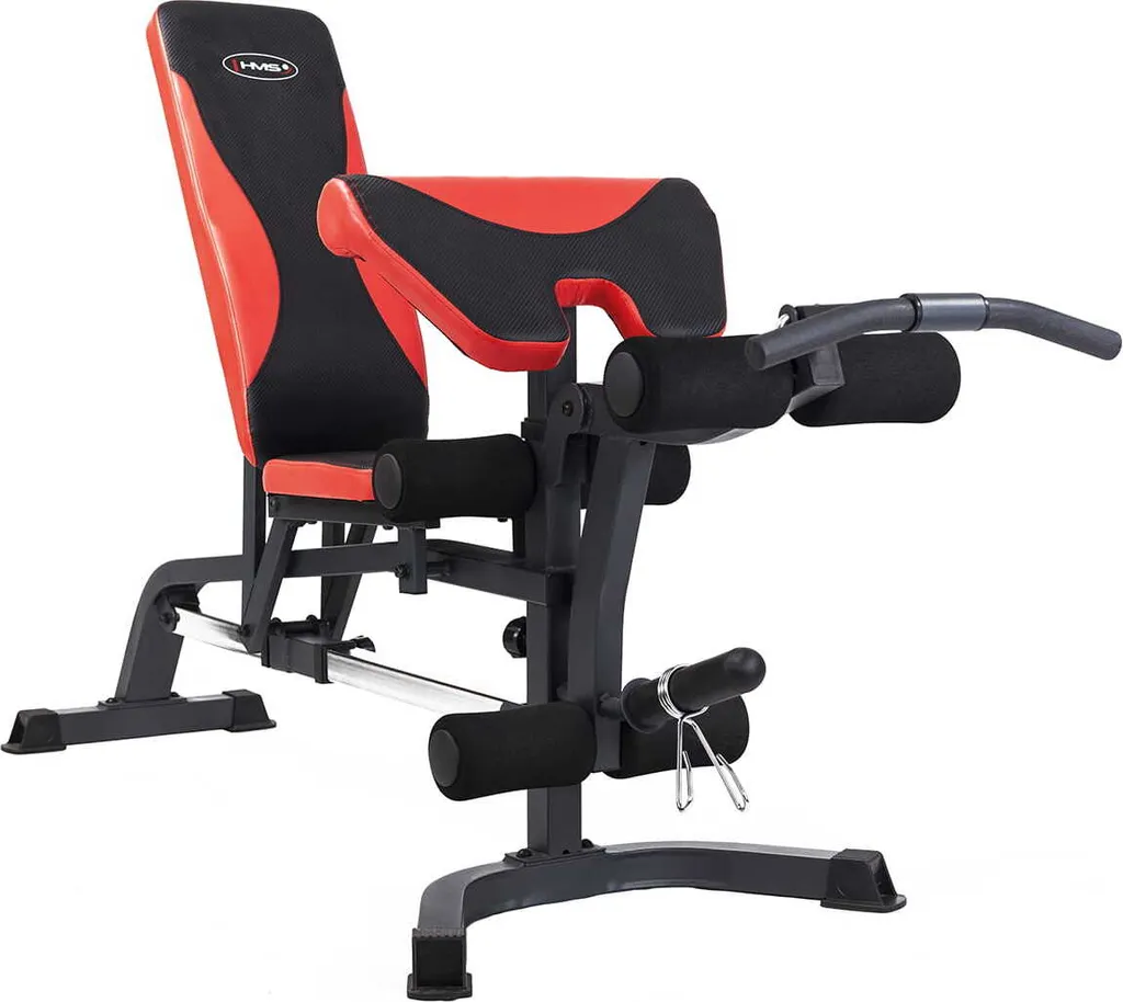 Banc multifonctionnel HMS LS3050 - Équipement de musculation complet - 11