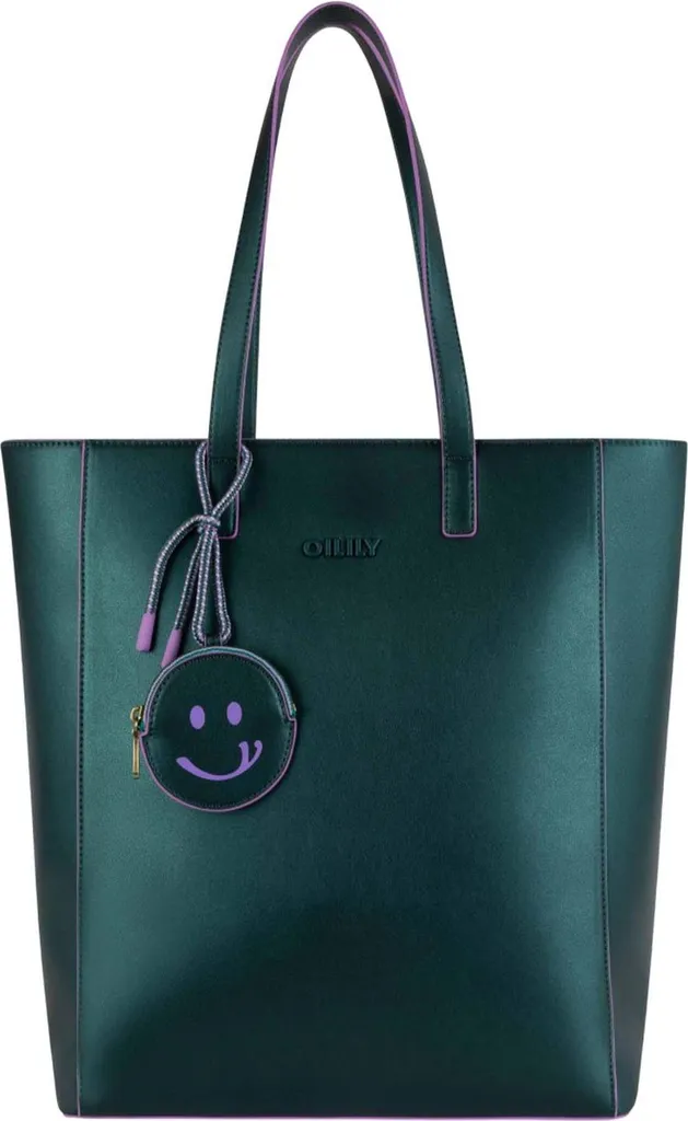 Sac Oilily Scot Shopper Trekking Green en toile robuste et colorée