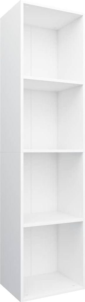 vidaXL Skriňa na knihy/TV biela 36×30×143 cm Drevené Obrázok produktu 