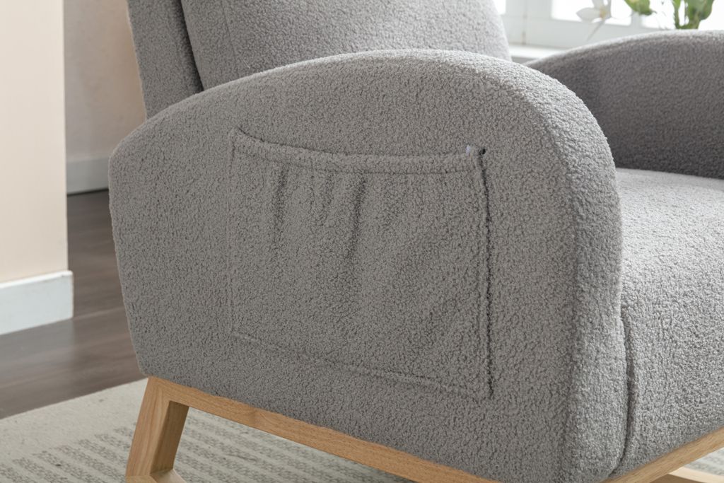 Fortuna Lai Schaukelstuhl Mid-Century Modern Nursery Produktbild 4
