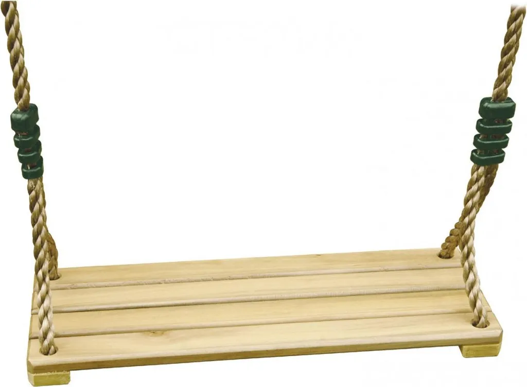 Altalena in Legno TRIGANO per Giardino | Giochi da Esterno Sicuri