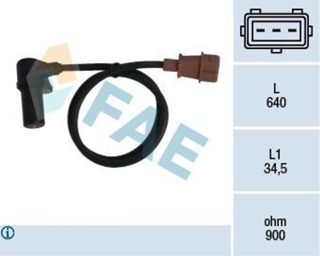 FAE Motordrehzahlsensor 79076 für ALFA ROMEO SPIDER (916S)
