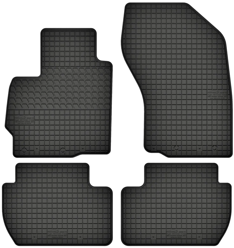 Set Tappeti Gomma Mitsubishi Outlander 2006-2013 | Protezione Totale 3D