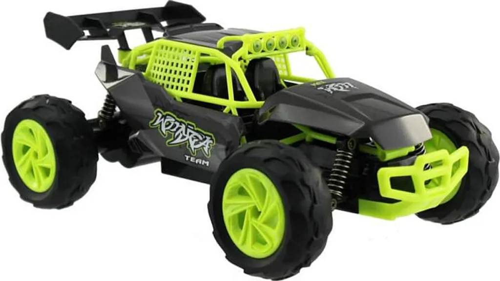 Buggy 2.4GHz 1:14 avec suspensions renforcées et pneus gros crampons