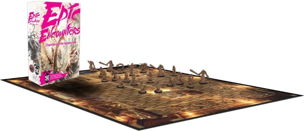 Rencontres Épiques : Chambre du Peuple Serpent - Décor de Jeu de Rôle