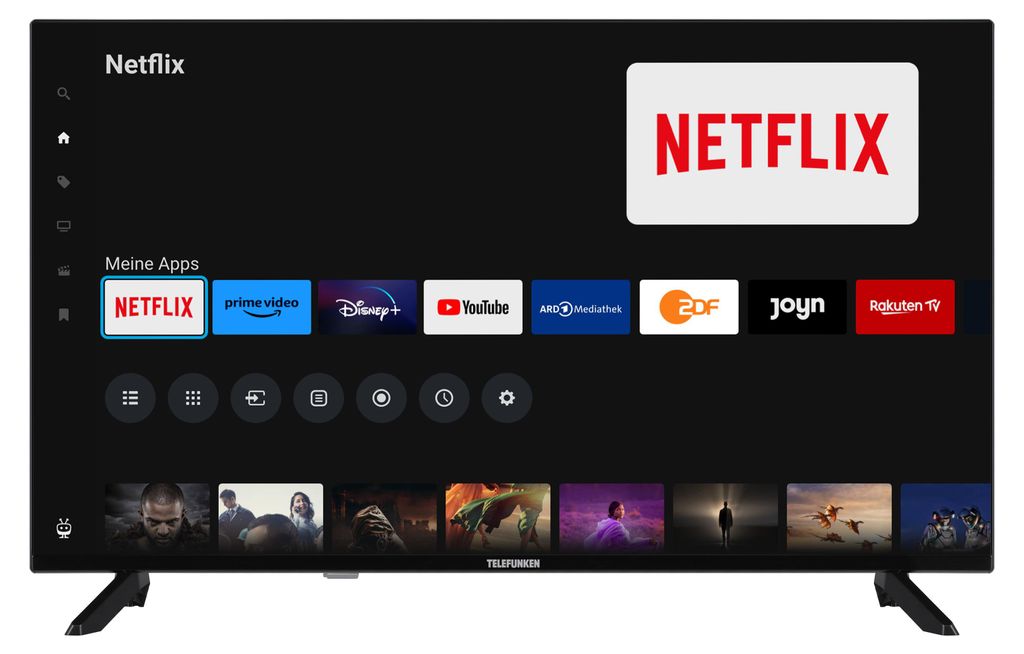 Telefunken D32F751X7CW Fernseher 32 Zoll Smart TV Full HD, Produktbild 