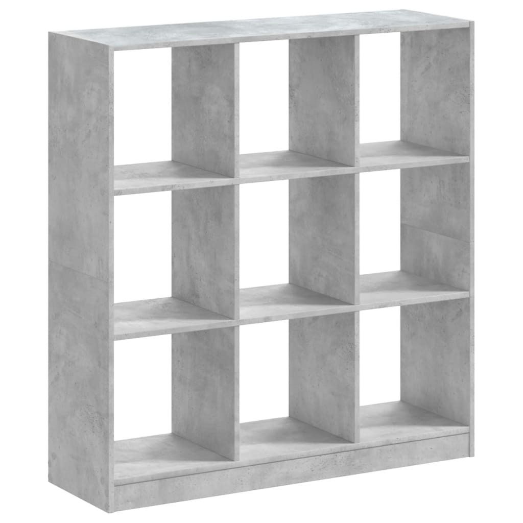 (Robust Möbel)Bücherregal - Bücherschrank/Standregal Langlebiges - Betongrau 102x32x108cm Holzwerkstoff - Bücherregale DEMöbel722395