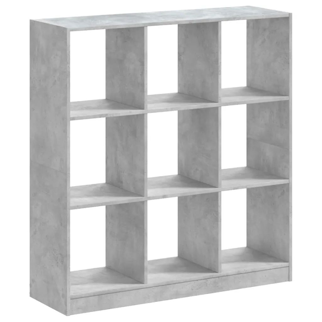Libreria a Cubi vidaXL Grigio Cemento - Organizer Casa 102x32x108 cm