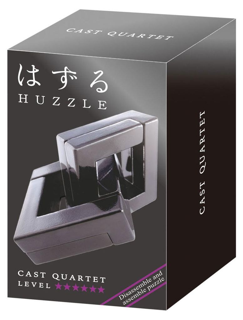 Eureka Denkspiel Huzzle Cast Quartet - Metallisches Puzzle Herausforderung